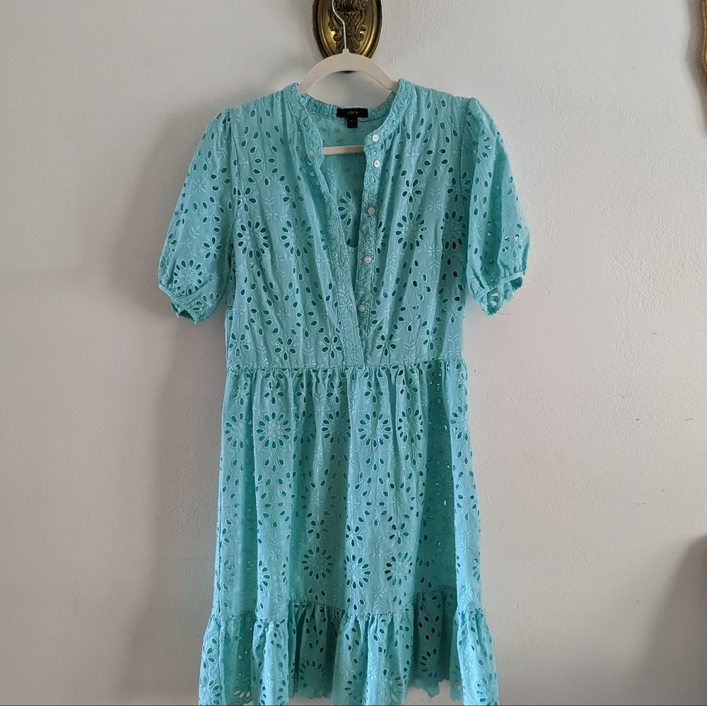 JCrew Eyelet Dress